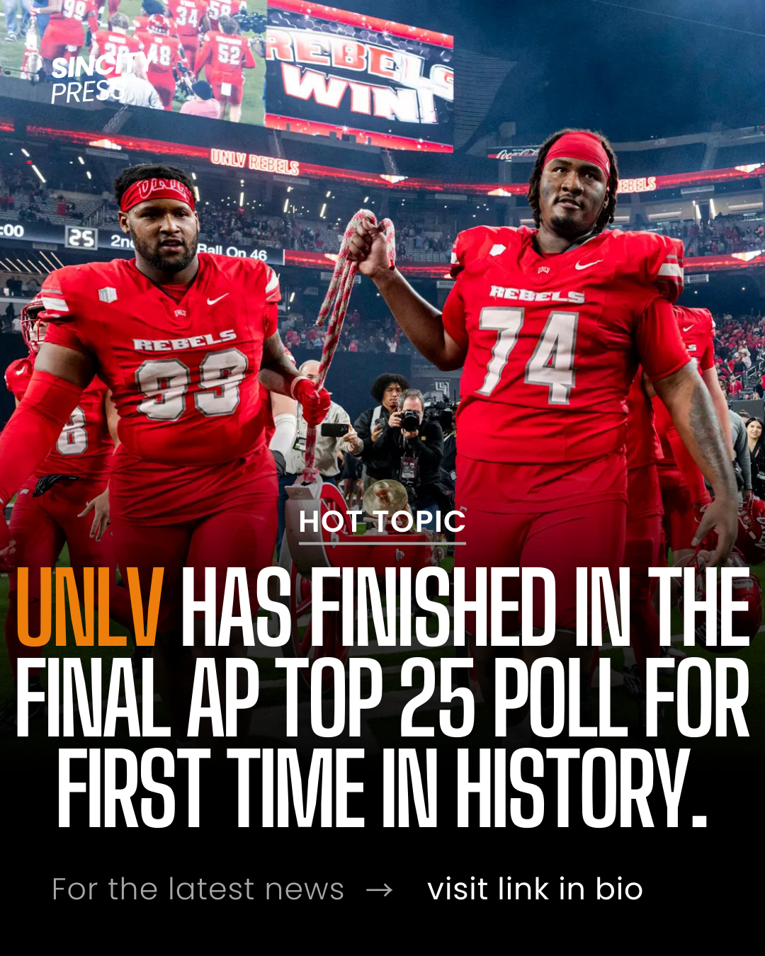 UNLV Rebels make History! 🏈